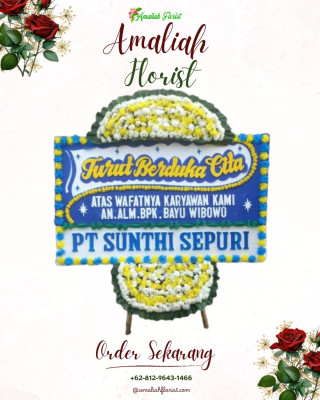 Papan Bunga Duka di Kemang Manis