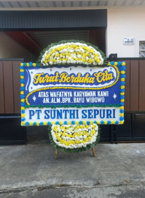 Papan Bunga Duka di Kemang Manis