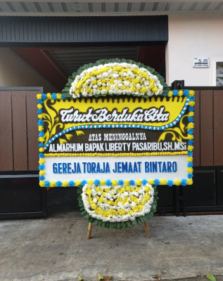 Papan Bunga Duka di Kemang Manis